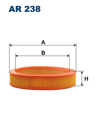Air filter filtron 238 for - filtron,