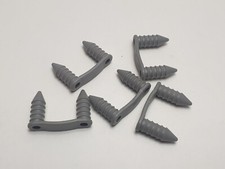 5 X GREY WIRING LOOM CLIPS MK1